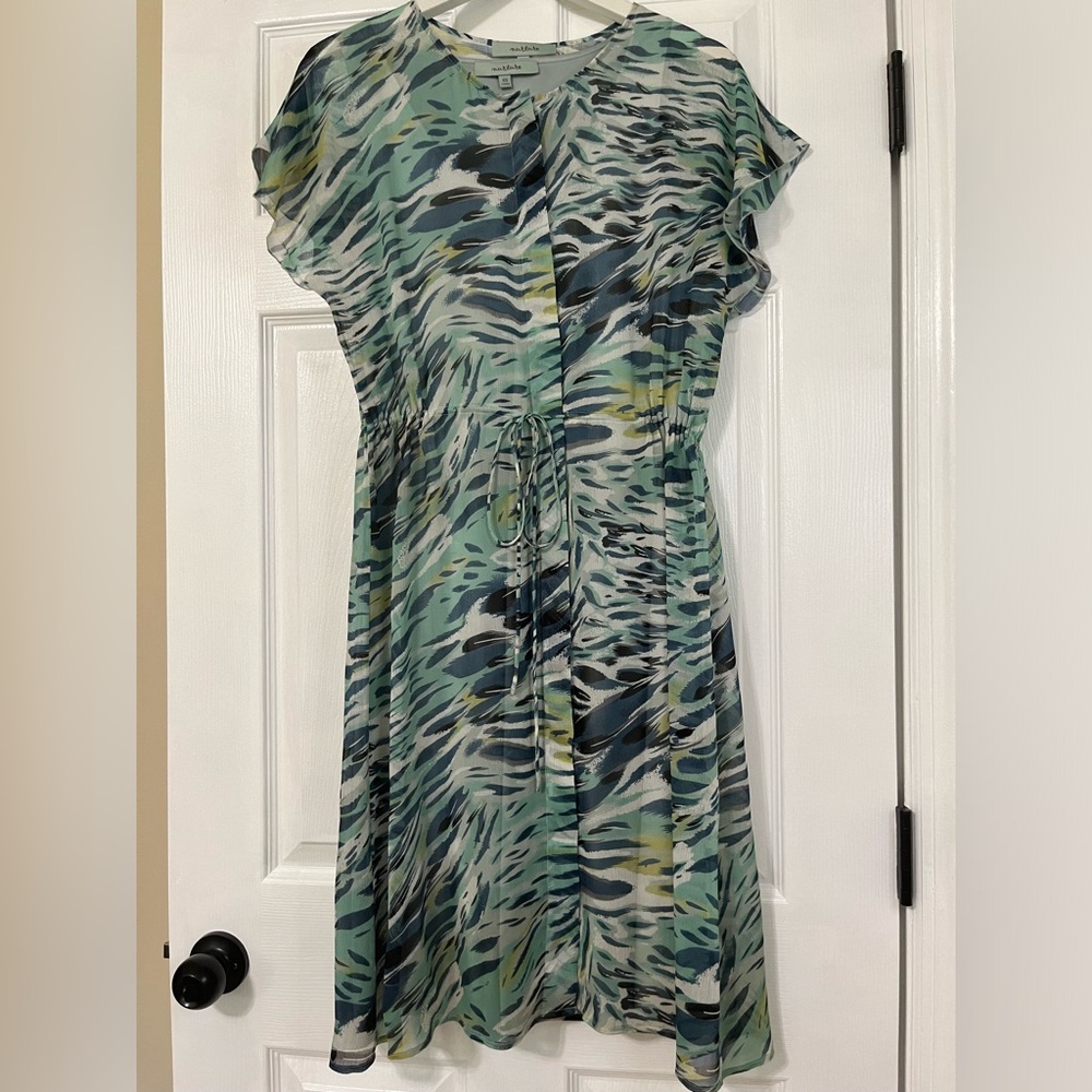 Nurture dress size XS blue and green